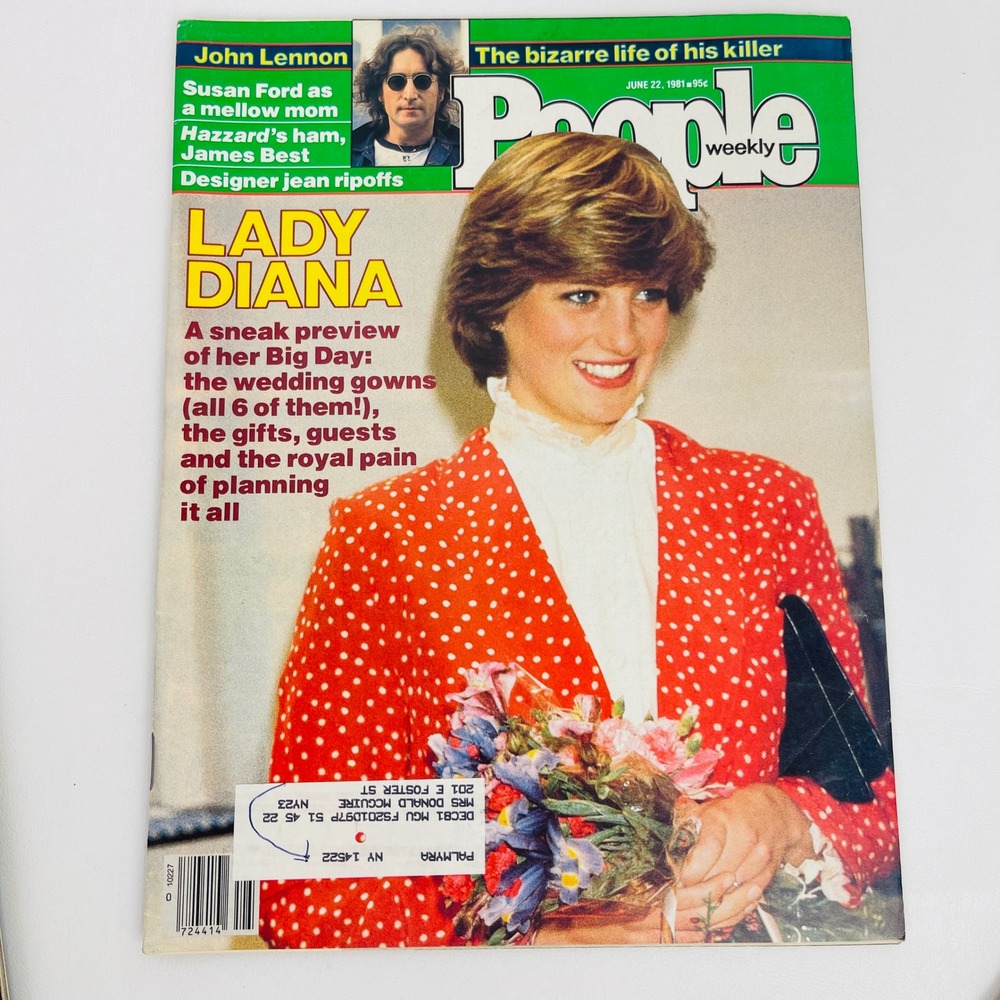 People Weekly Magazine June 22 1981 Lady Diana Royal Wedding Preview John Lennon